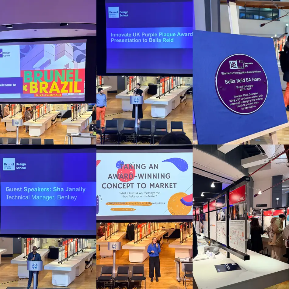 Collage of pictures from event