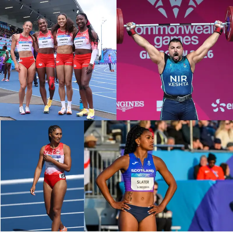 Brunel athletes at Commonwealth stage