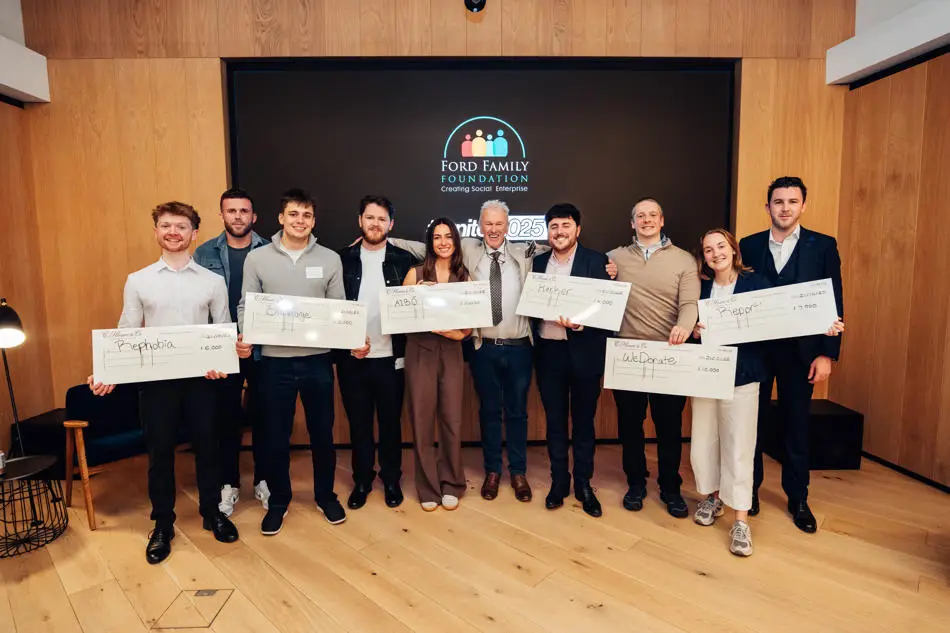 Winners from Ignite 2025 - group photo featuring Brunel winner Jonny Parker 