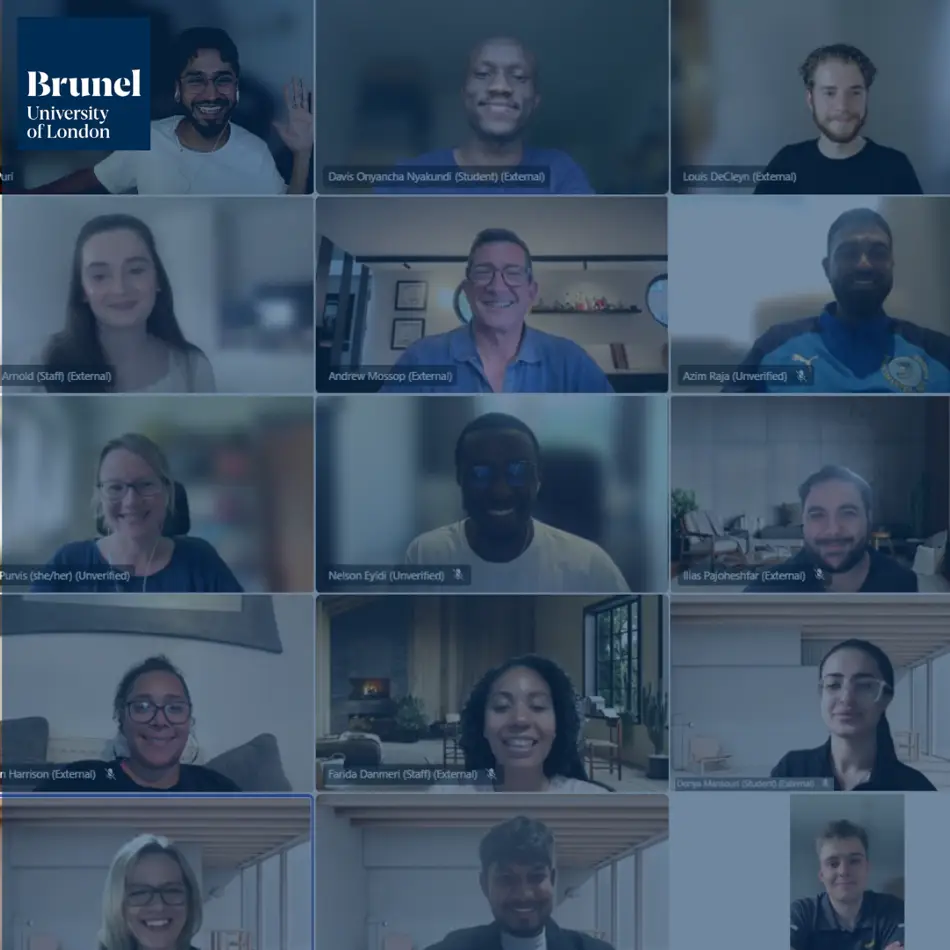 Online screen capture of start-ups participating in Pitch-off 