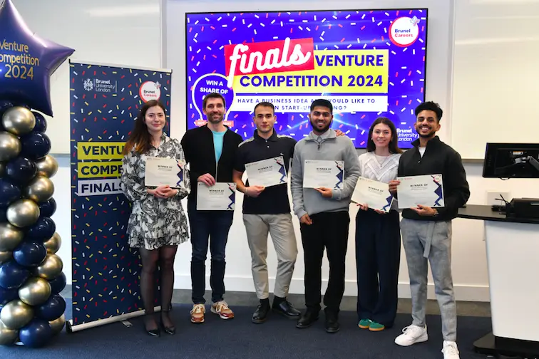 Winners from this year's Brunel Venture Competition 